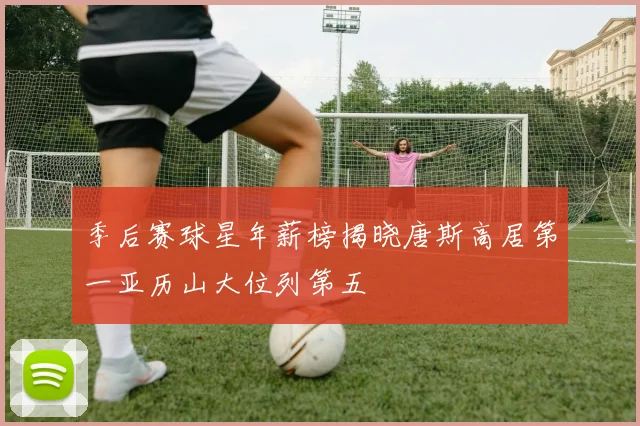 季后赛球星年薪榜揭晓唐斯高居第一亚历山大位列第五